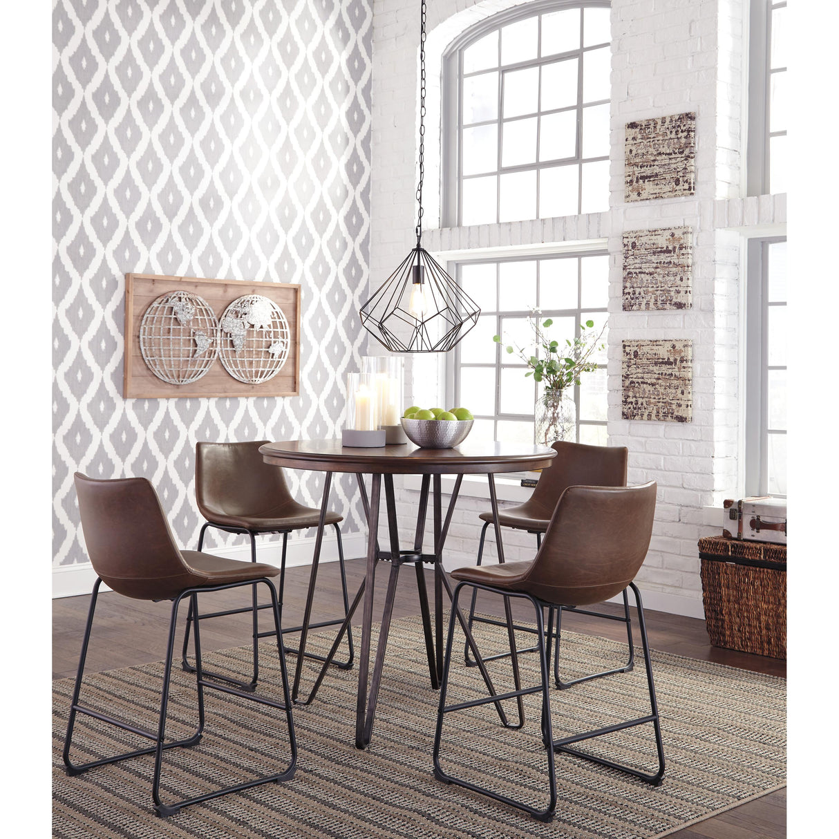  Signature Design by Ashley Centiar Counter Height Stool D372-124 IMAGE 4