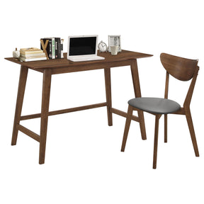 Coaster Furniture Karri 801095 2-piece Home Office Computer Desk and Chair Set - Walnut IMAGE 1