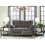  Signature Design by Ashley Tulen Reclining Fabric Loveseat 9860686 IMAGE 4