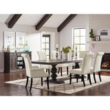  Coaster Furniture Alana 107286 Fabric Upholstered Dining Side Chair - Beige (Set of 2) IMAGE 9