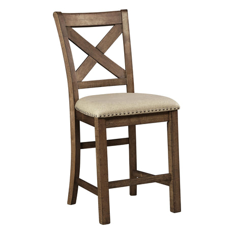  Signature Design by Ashley Moriville Counter Height Stool D631-124 IMAGE 1