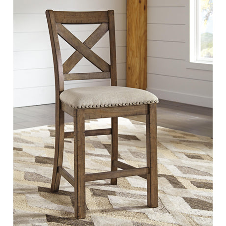  Signature Design by Ashley Moriville Counter Height Stool D631-124 IMAGE 2