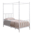 Betony Twin Canopy Bed White image