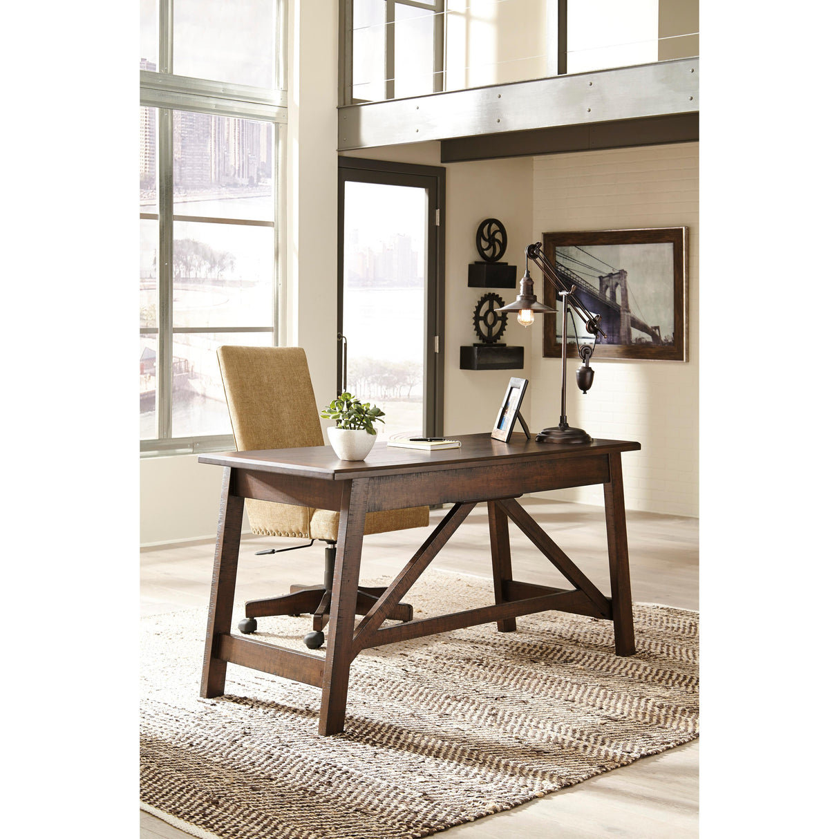  Signature Design by Ashley Baldridge H675-44 Home Office Large Leg Desk IMAGE 6
