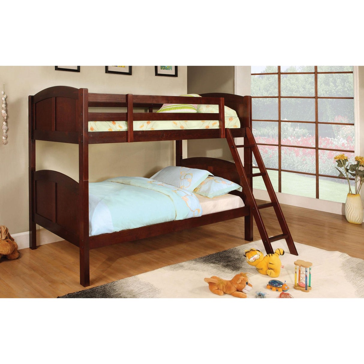  Furniture of America Kids Beds Bunk Bed CM-BK903CH-BED IMAGE 2