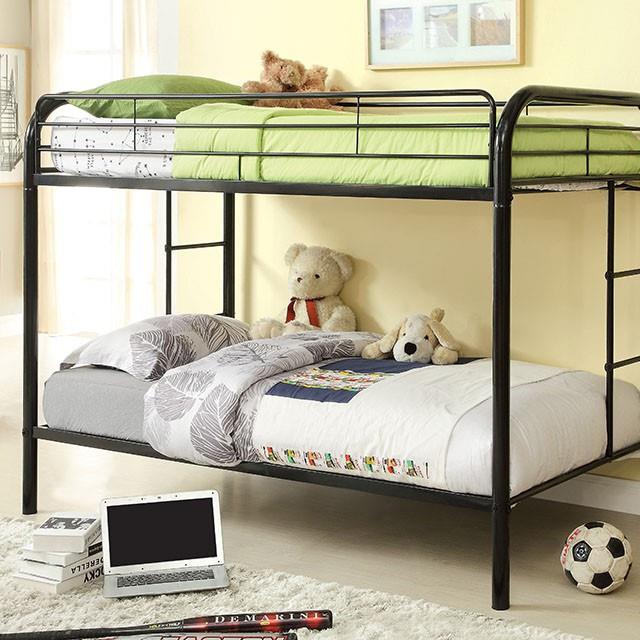  Furniture of America Rainbow CM-BK1032-BK Twin/Twin Bunk Bed IMAGE 2