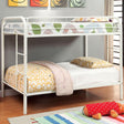  Furniture of America Kids Beds Bunk Bed CM-BK1032-WH IMAGE 1