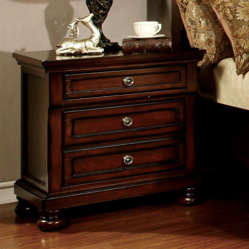  Furniture of America Northville 3-Drawer Nightstand CM7682N IMAGE 1