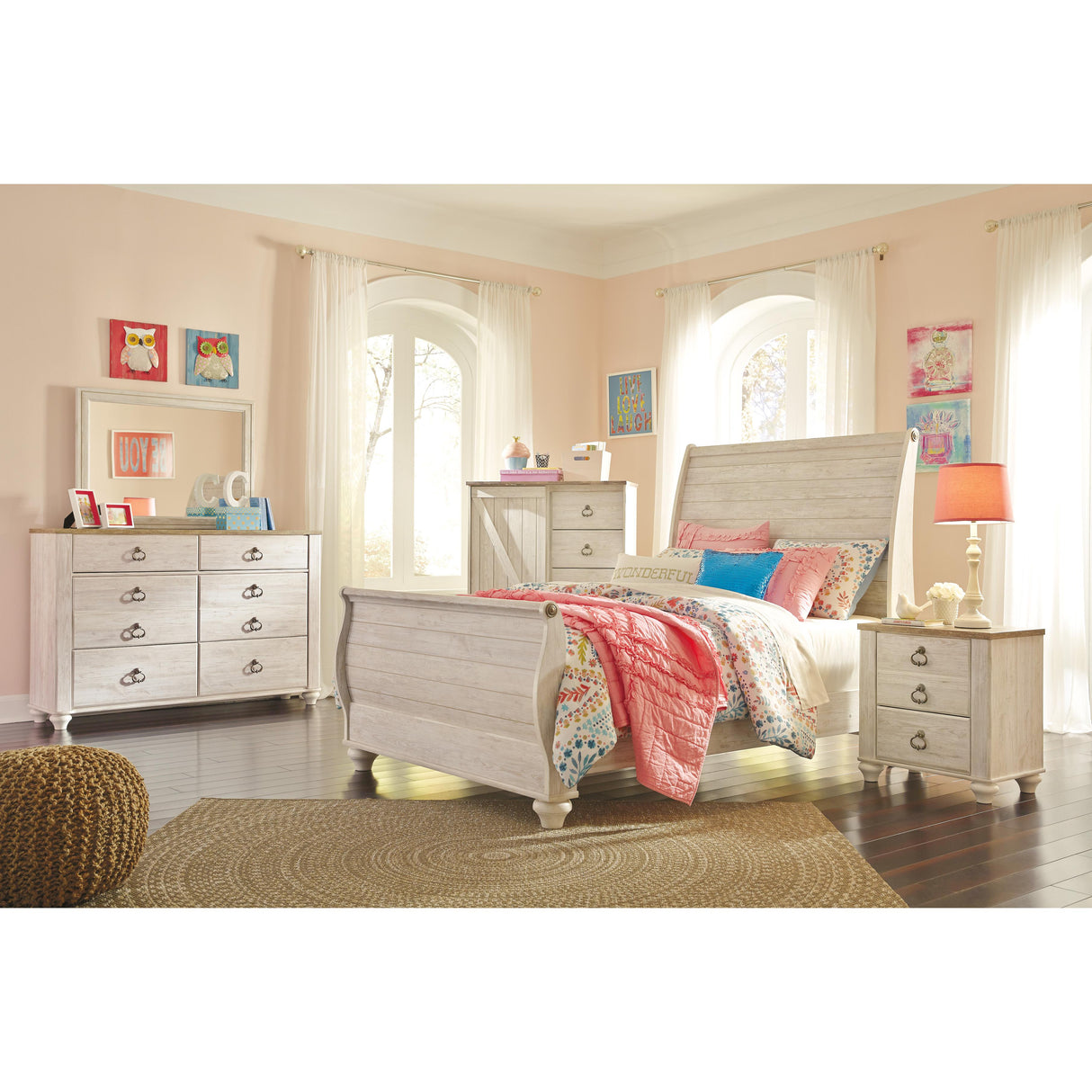  Signature Design by Ashley Willowton 4-Drawer Kids Chest B267-48 IMAGE 3