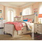  Signature Design by Ashley Willowton B267B22 Full Panel Bed with 2 Storage Drawers IMAGE 2