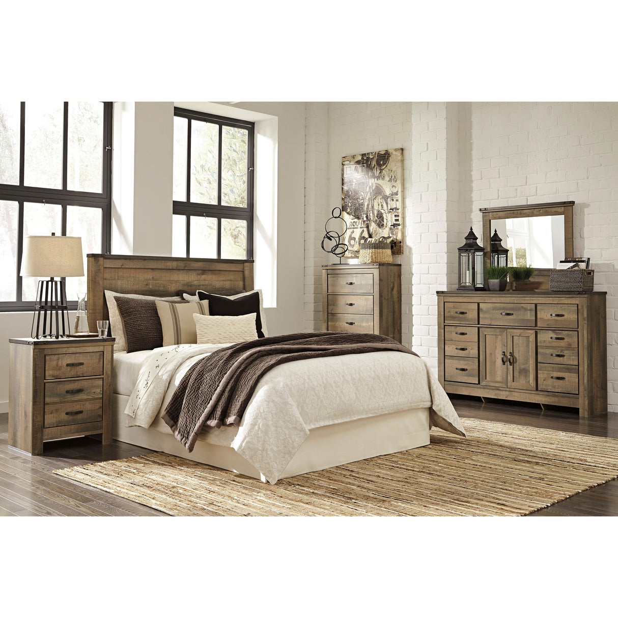  Signature Design by Ashley Trinell 2-Drawer Kids Nightstand B446-92 IMAGE 3