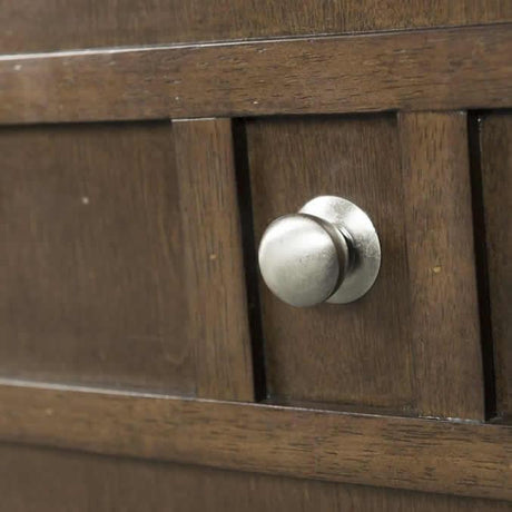  Elements International Round Max Counter Height Dining Table with Pedestal Base DMX100DT IMAGE 6