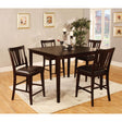  Furniture of America Bridgette 5 pc Counter Height Dinette CM3325PT-5PK IMAGE 1