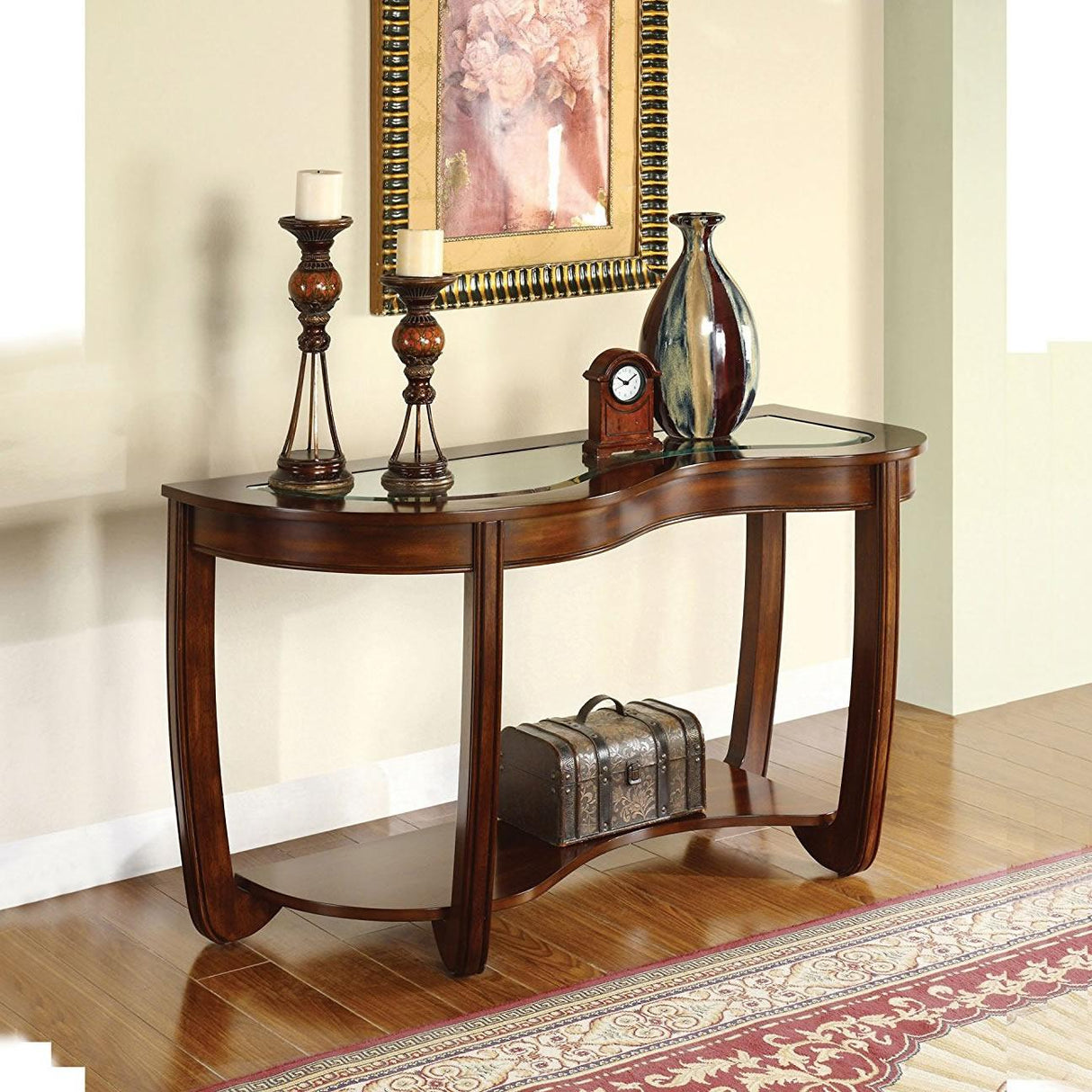  Furniture of America Crystal Falls Sofa Table CM4336S IMAGE 2