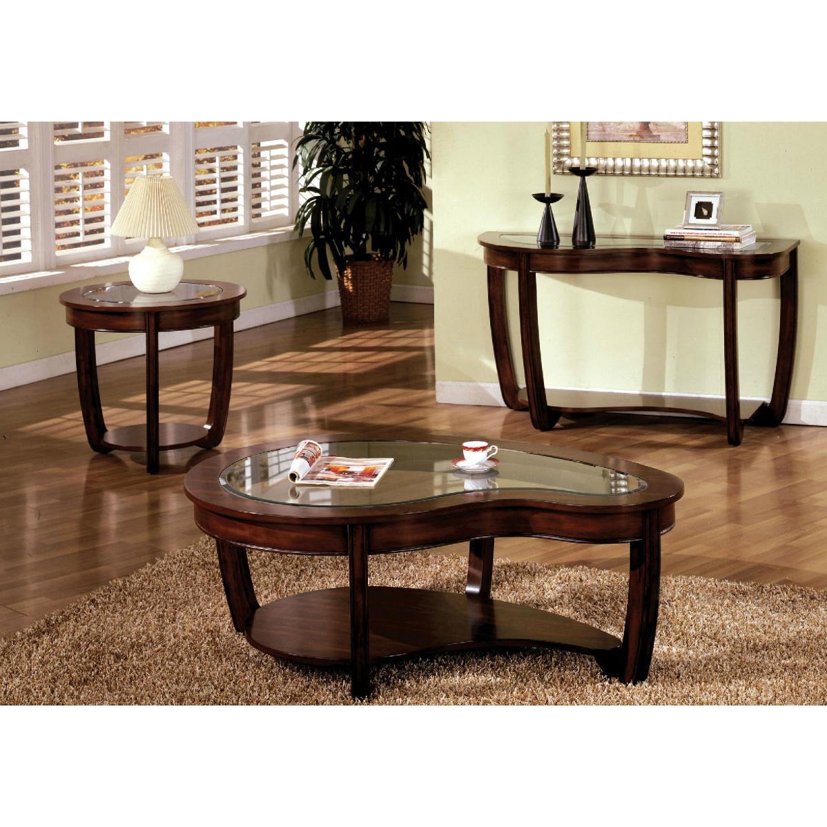  Furniture of America Crystal Falls Sofa Table CM4336S IMAGE 3