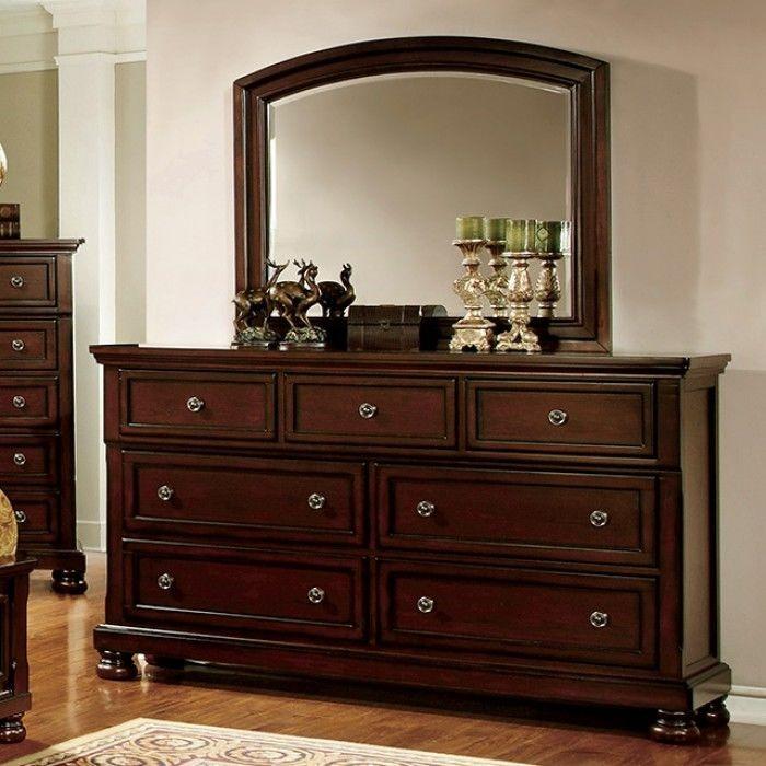  Furniture of America Northville Dresser Mirror CM7682M IMAGE 2