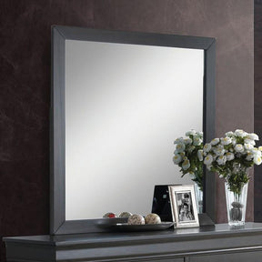  Furniture of America Louis Philippe III Dresser Mirror CM7866GY-M IMAGE 1