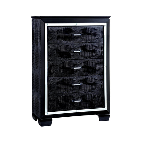  Furniture of America Bellanova 4-Drawer Chest CM7979BK-C IMAGE 1