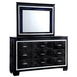 Furniture of America Bellanova Dresser Mirror CM7979BK-M IMAGE 2