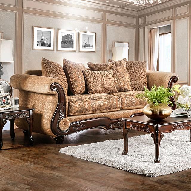  Furniture of America Nicanor Stationary Fabric Sofa SM6407-SF IMAGE 6