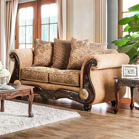  Furniture of America Nicanor Stationary Fabric Loveseat SM6407-LV IMAGE 6