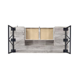  Coaster Furniture Analiese 801999 63-inch 4-Drawer Writing Desk - Grey Driftwood IMAGE 6