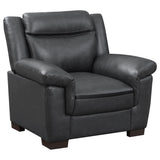  Coaster Furniture Arabella 506593 Upholstered Padded Arm Accent Chair - Grey IMAGE 1
