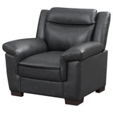  Coaster Furniture Arabella 506593 Upholstered Padded Arm Accent Chair - Grey IMAGE 3