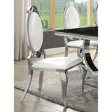  Coaster Furniture Anchorage 107872N Upholstered Dining Chair - Cream White (Set of 2) IMAGE 8