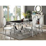  Coaster Furniture Anchorage 107872N Upholstered Dining Chair - Cream White (Set of 2) IMAGE 9