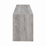  Coaster Furniture Burke 701025 2-door Engineered Wood 71" TV Stand - Grey Driftwood IMAGE 4