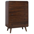  Coaster Furniture Robyn 205135 5-Drawer Bedroom Chest of Drawers - Dark Walnut IMAGE 1