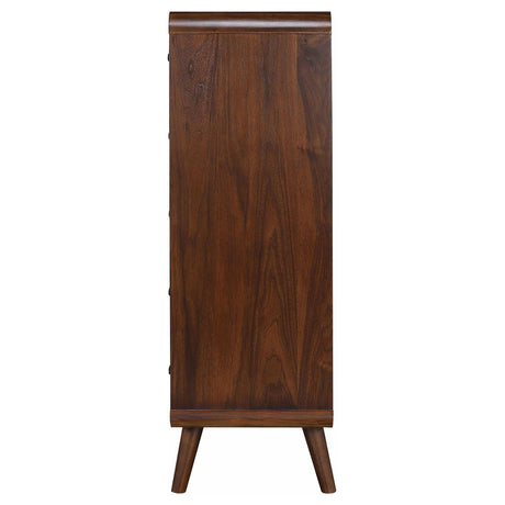  Coaster Furniture Robyn 205135 5-Drawer Bedroom Chest of Drawers - Dark Walnut IMAGE 4