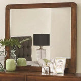  Coaster Furniture Robyn 205134 Dresser Mirror - Dark Walnut IMAGE 2
