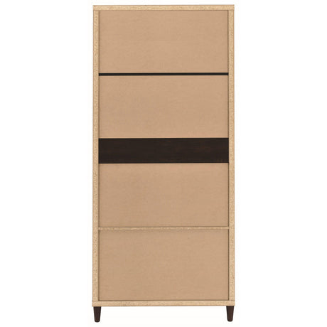  Coaster Furniture Wadeline 950724 2-door Tall Accent Storage Cabinet - Rustic Tobacco IMAGE 4