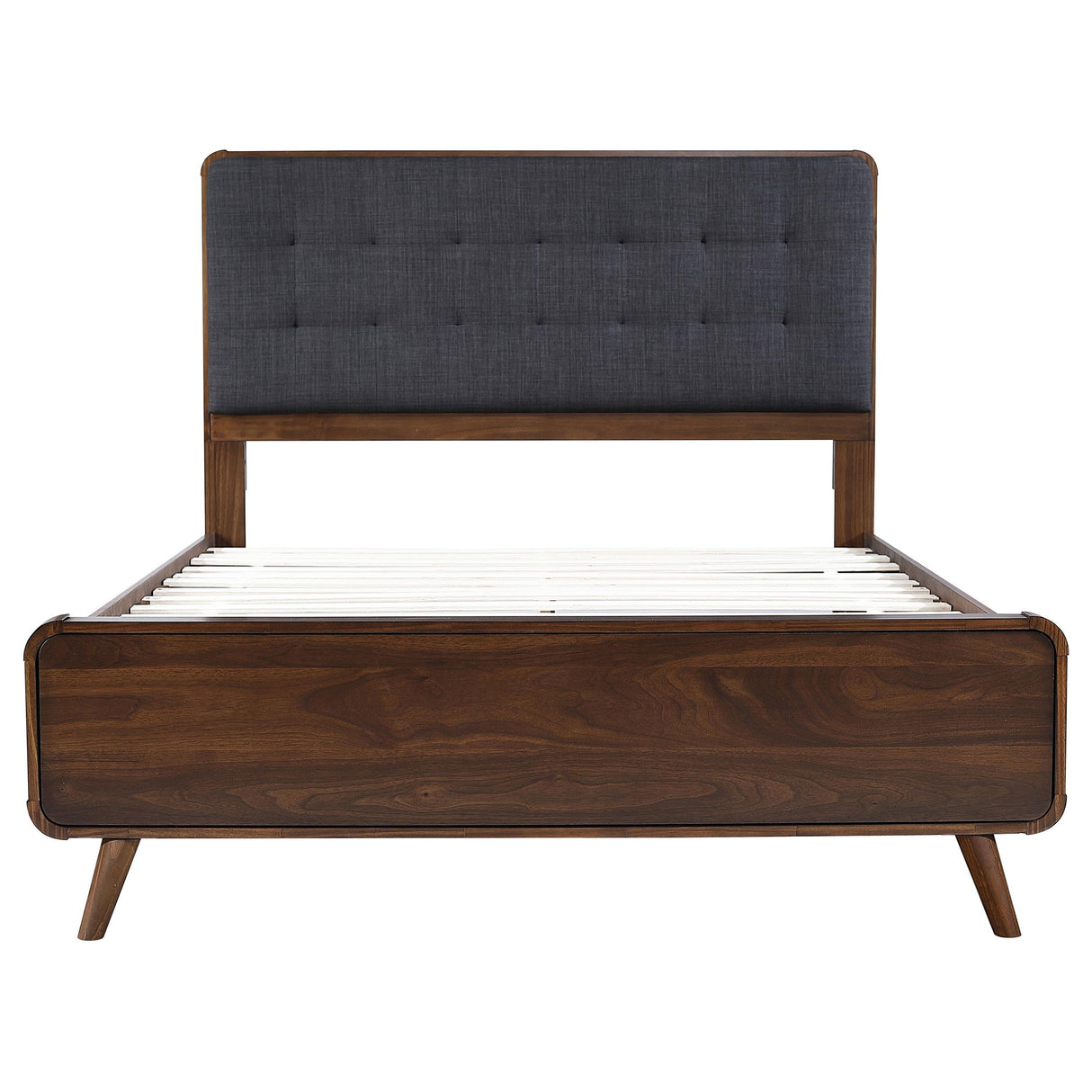  Coaster Furniture Robyn 205131Q Wood Queen Platform Bed - Dark Walnut IMAGE 3