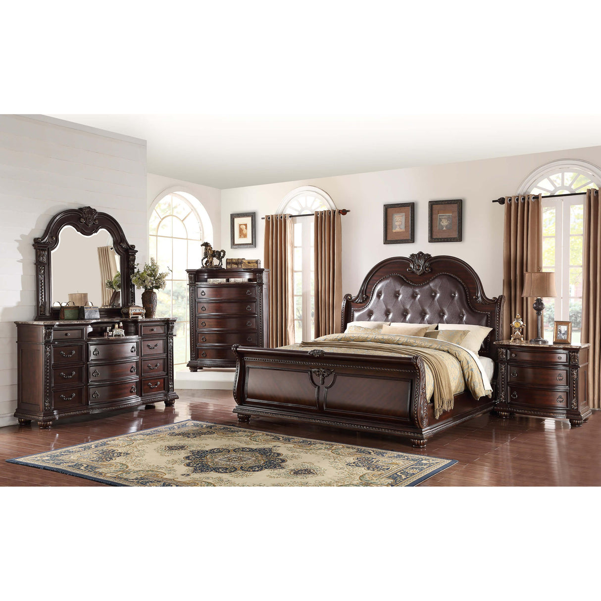  Crown Mark Stanley 3-Drawer Nightstand B1600-2 IMAGE 2