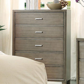  Furniture of America Enrico 5-Drawer Chest CM7068GY-C IMAGE 1