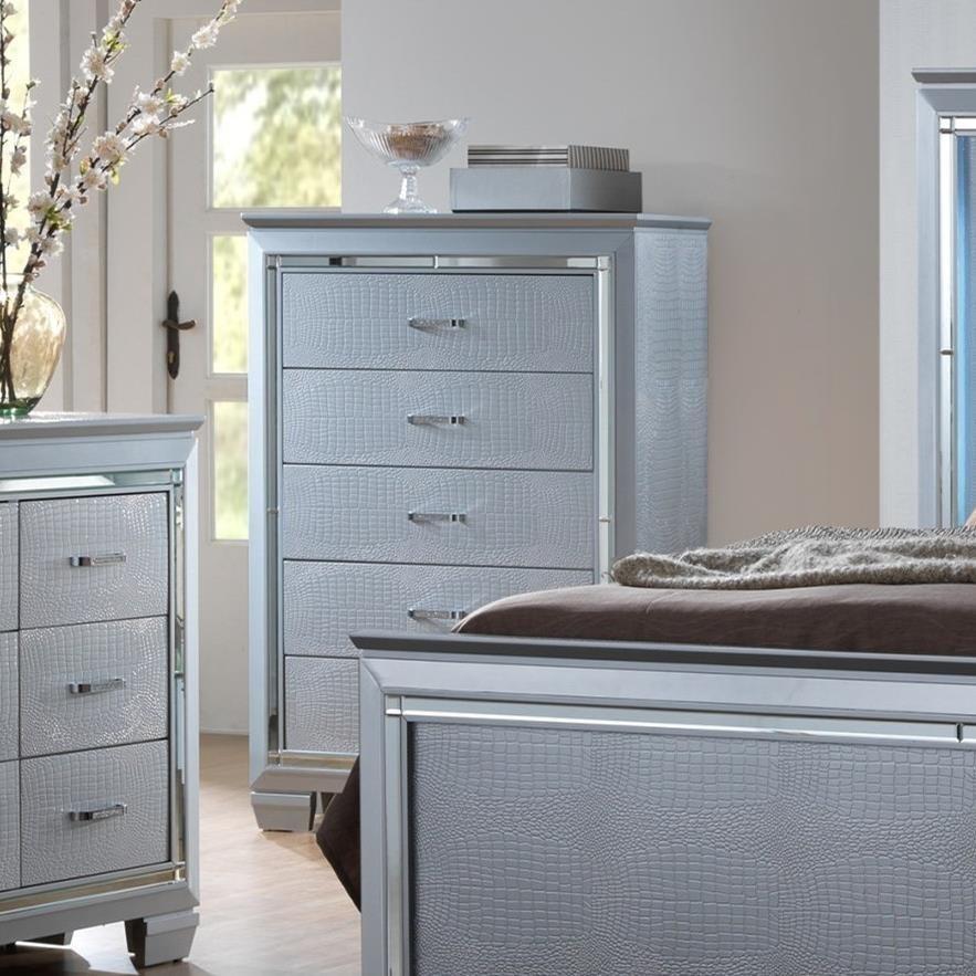  Crown Mark Lillian 5-Drawer Chest B7100-4 IMAGE 1