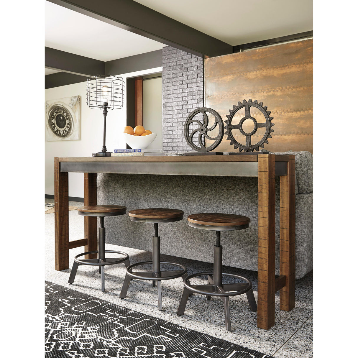  Signature Design by Ashley Torjin Adjustable Height Stool D440-024 IMAGE 8