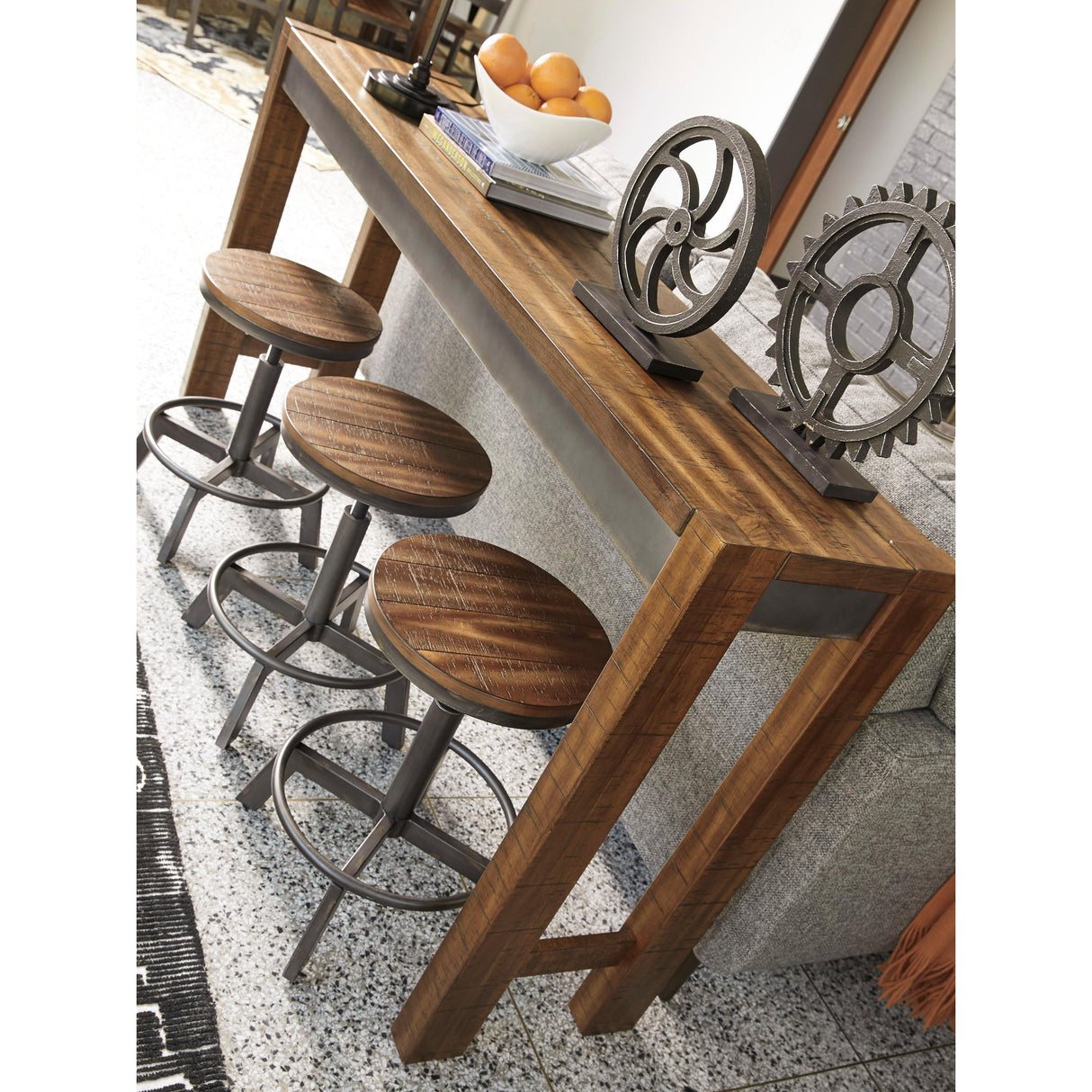  Signature Design by Ashley Torjin Counter Height Dining Table D440-52 IMAGE 4