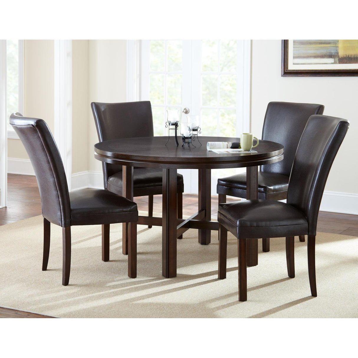  Steve Silver Furniture Hartford Dining Chair HF500BR IMAGE 2