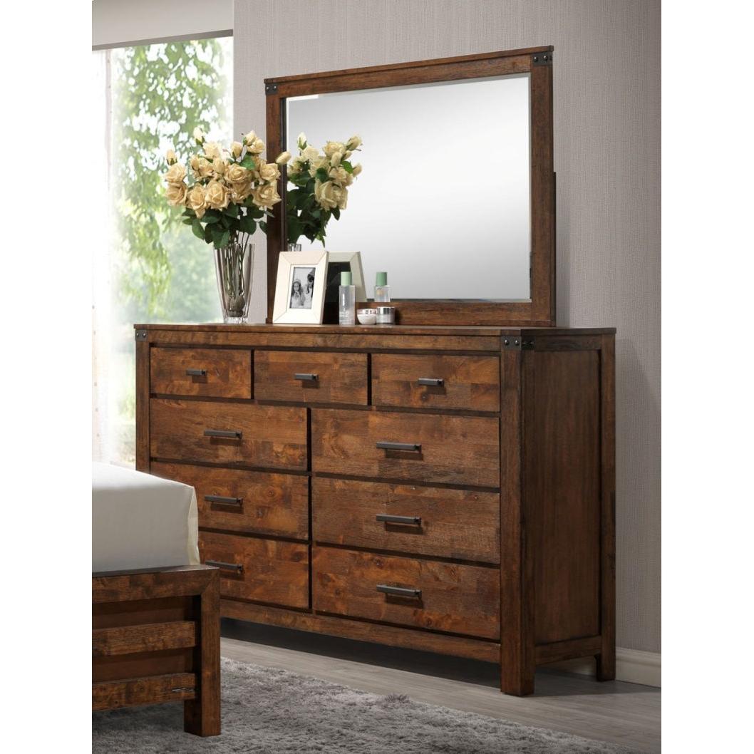  Crown Mark Curtis Dresser Mirror B4800-11 IMAGE 2