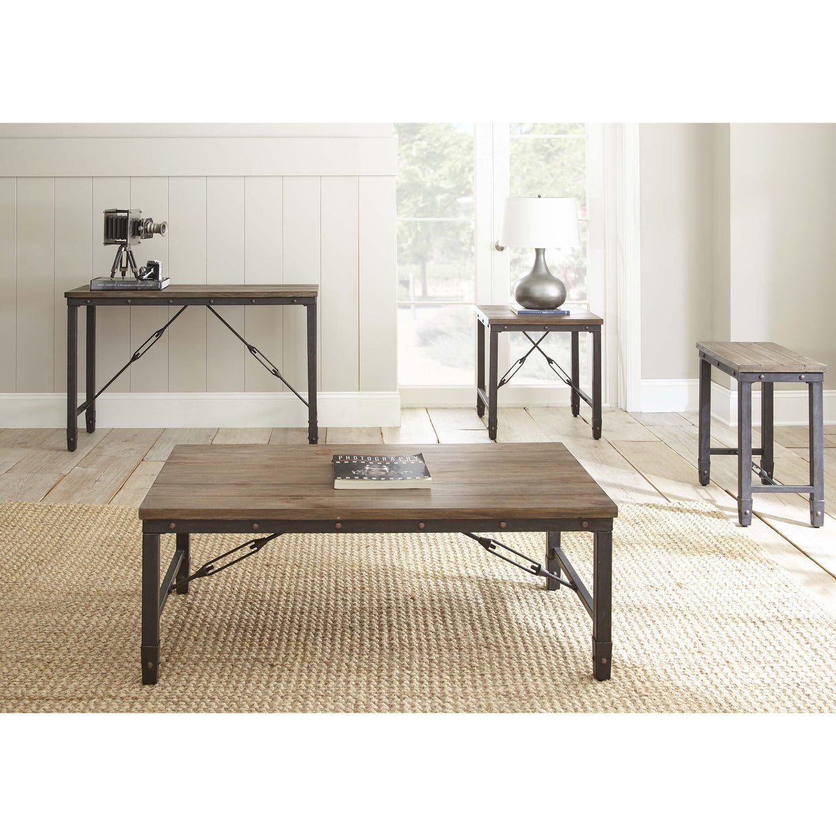  Steve Silver Furniture Jersey Sofa Table JE400S IMAGE 2