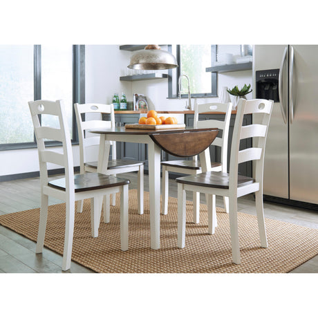  Signature Design by Ashley Round Woodanville Dining Table D335-15 IMAGE 10