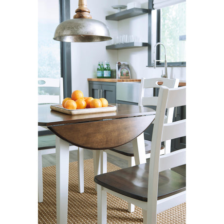  Signature Design by Ashley Round Woodanville Dining Table D335-15 IMAGE 6