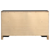  Coaster Furniture Miranda 206363 7-Drawer Dresser - Black IMAGE 6