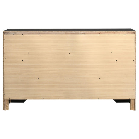  Coaster Furniture Miranda 206363 7-Drawer Dresser - Black IMAGE 6