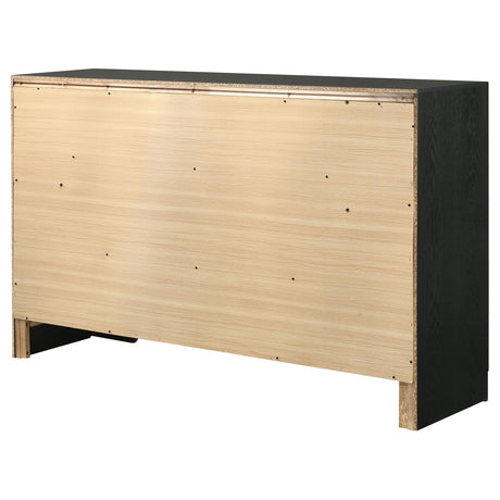  Coaster Furniture Miranda 206363 7-Drawer Dresser - Black IMAGE 7