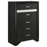  Coaster Furniture Miranda 206365 5-Drawer Bedroom Chest - Black IMAGE 1